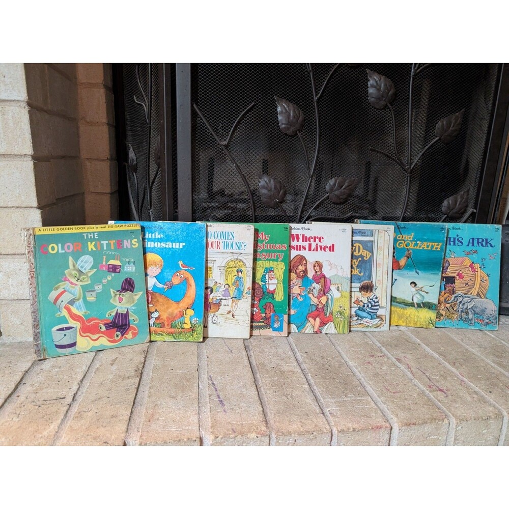 Little Golden Book Vintage Lot of 8 Books